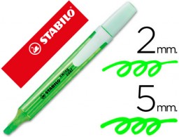 Marcador fluorescente Stabilo Swing Cool tinta verde